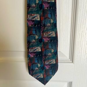 Colorful Musical 100% Silk Tie